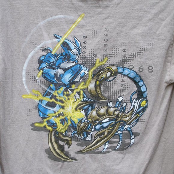 Robot Fighting Mechanical Scorpion Shirt Size M - Picture 3 of 8